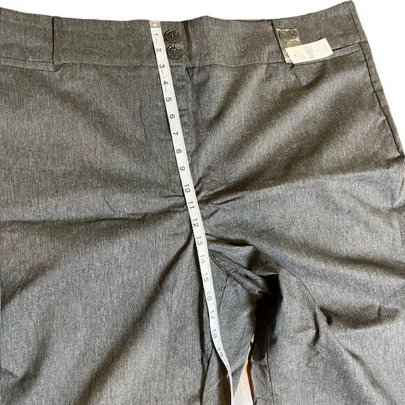 NWT Lane Bryant Comfort Stretch Gray Trousers Dress Pants Women's Size 28 - Picture 3 of 9